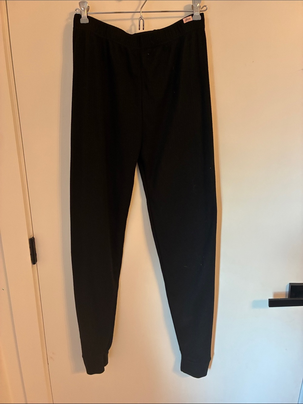 Bass Black Men's Joggers with Elastic Waist